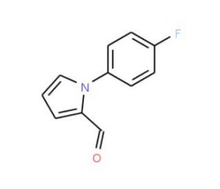 1-(4-Fluoro-phenyl)-1H-pyrrole-2-carbaldehyde (CAS 169036-71-9) - chemical structure image