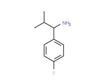 1-(4-Fluoro-phenyl)-2-methyl-propylamine - chemical structure image