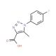 1-(4-Fluoro-phenyl)-5-methyl-1H-[1,2,3]triazole-4-carboxylic acid - chemical structure image