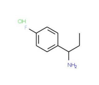 1-(4-Fluoro-phenyl)-propylamine hydrochloride - chemical structure image
