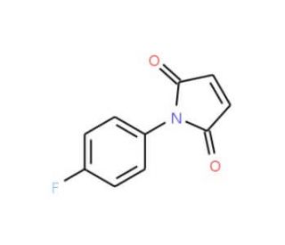 1-(4-Fluoro-phenyl)-pyrrole-2,5-dione (CAS 6633-22-3) - chemical structure image