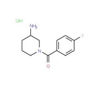 1-(4-Fluorobenzoyl)piperidin-3-amine hydrochloride - chemical structure image