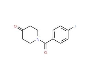 1-(4-Fluorobenzoyl)piperidin-4-one (CAS 648895-46-9) - chemical structure image