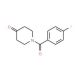 1-(4-Fluorobenzoyl)piperidin-4-one (CAS 648895-46-9) - chemical structure image