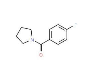 1-(4-Fluorobenzoyl)pyrrolidine (CAS 349644-07-1) - chemical structure image