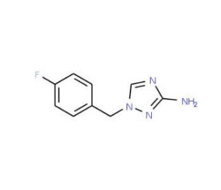 1-(4-fluorobenzyl)-1H-1,2,4-triazol-3-amine - chemical structure image