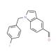 1-(4-Fluorobenzyl)-1H-indole-5-carbaldehyde - chemical structure image