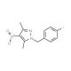 1-(4-Fluorobenzyl)-3,5-dimethyl-4-nitro-1H-pyrazole - chemical structure image