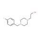 1-(4-Fluorobenzyl)-4-(2-hydroxyethyl)piperazine (CAS 174561-11-6) - chemical structure image