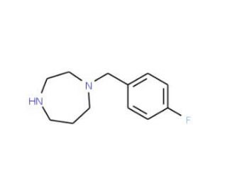 1-(4-Fluorobenzyl)homopiperazine (CAS 76141-89-4) - chemical structure image
