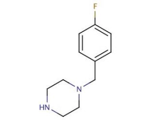 1-(4-Fluorobenzyl)piperazine (CAS 70931-28-1) - chemical structure image