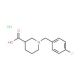1-(4-Fluorobenzyl)piperidine-3-carboxylic acid hydrochloride - chemical structure image