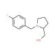 [1-(4-fluorobenzyl)pyrrolidin-2-yl]methanol (CAS 864415-55-4) - chemical structure image