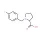 1-(4-fluorobenzyl)pyrrolidine-2-carboxylic acid - chemical structure image