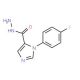 1-(4-fluorophenyl)-1H-imidazole-5-carbohydrazide - chemical structure image