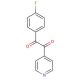 1-(4-Fluorophenyl)-2-(4-pyridinyl)-1,2-ethanedione (CAS 152121-41-0) - chemical structure image