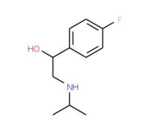 1-(4-Fluorophenyl)-2-(isopropylamino)ethanol - chemical structure image