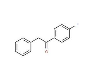 1-(4-Fluorophenyl)-2-phenylethanone (CAS 347-84-2) - chemical structure image