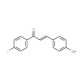 1-(4-Fluorophenyl)-3-(4-hydroxyphenyl)prop-2-en-1-one (CAS 7397-22-0) - chemical structure image