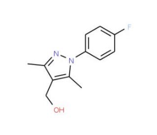 [1-(4-Fluorophenyl)-3,5-dimethyl-1H-pyrazol-4-yl]-methanol - chemical structure image