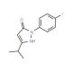 1-(4-Fluorophenyl)-3-isopropyl-1H-pyrazol-5-ol - chemical structure image
