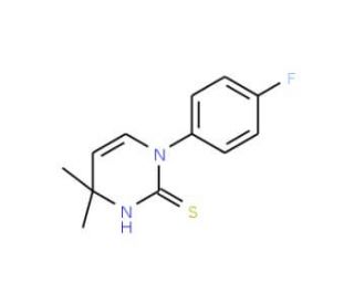 1-(4-Fluorophenyl)-4,4-dimethyl-1,4-dihydropyrimidine-2-thiol - chemical structure image