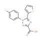 1-(4-fluorophenyl)-5-thien-2-yl-1H-1,2,4-triazole-3-carboxylic acid - chemical structure image