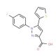 1-(4-fluorophenyl)-5-thien-2-yl-1H-pyrazole-3-carboxylic acid - chemical structure image