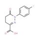 1-(4-fluorophenyl)-6-oxo-1,4,5,6-tetrahydropyridazine-3-carboxylic acid - chemical structure image