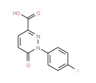 1-(4-fluorophenyl)-6-oxo-1,6-dihydropyridazine-3-carboxylic acid - chemical structure image