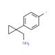 [1-(4-fluorophenyl)cyclopropyl]methanamine (CAS 75180-46-0) - chemical structure image