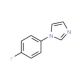 1-(4-Fluorophenyl)imidazole (CAS 21441-24-7) - chemical structure image