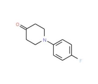 1-(4-Fluorophenyl)piperidin-4-one (CAS 116247-98-4) - chemical structure image