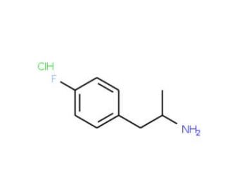 1-(4-Fluorophenyl)propan-2-amine hydrochloride (CAS 459-01-8) - chemical structure image