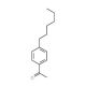 1-(4-hexylphenyl)ethan-1-one (CAS 37592-72-6) - chemical structure image