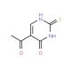 1-(4-Hydroxy-2-sulfanyl-5-pyrimidinyl)-1-ethanone - chemical structure image