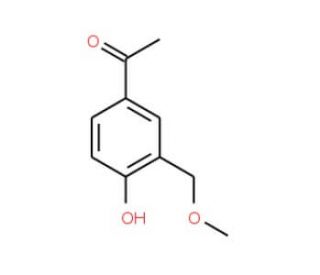 1-(4-Hydroxy-3-methoxymethyl-phenyl)-ethanone (CAS 65033-20-7) - chemical structure image