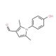 1-(4-Hydroxy-phenyl)-2,5-dimethyl-1H-pyrrole-3-carbaldehyde - chemical structure image