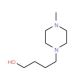 1-(4-Hydroxybutyl)-4-methylpiperazine (CAS 56323-03-6) - chemical structure image