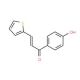 1-(4-Hydroxyphenyl)-3-(2-thienyl)-2-propen-1-one - chemical structure image
