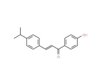 1-(4-Hydroxyphenyl)-3-(4-isopropylphenyl)-2-propen-1-one - chemical structure image