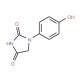 1-(4-hydroxyphenyl)imidazolidine-2,4-dione - chemical structure image