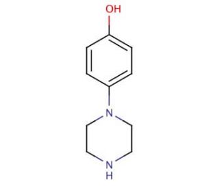 1-(4-Hydroxyphenyl)piperazine (CAS 56621-48-8) - chemical structure image