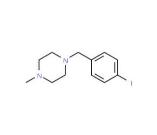 1-(4-Iodobenzyl)-4-methylpiperazine (CAS 102294-97-3) - chemical structure image