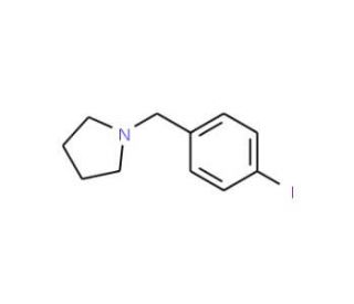 1-(4-Iodobenzyl)pyrrolidine (CAS 858676-60-5) - chemical structure image