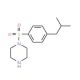 1-(4-Isobutyl-benzenesulfonyl)-piperazine - chemical structure image