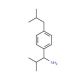 1-(4-isobutylphenyl)-2-methylpropan-1-amine - chemical structure image