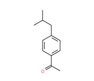 1-(4-isobutylphenyl)ethan-1-one (CAS 38861-78-8) - chemical structure image