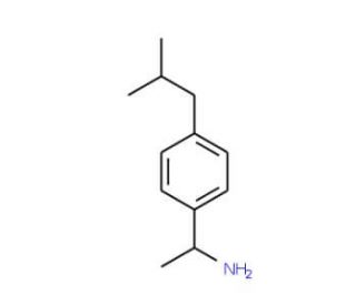 1-(4-isobutylphenyl)ethanamine (CAS 164579-51-5) - chemical structure image