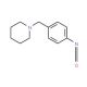 1-(4-Isocyanatobenzyl)piperidine (CAS 879896-46-5) - chemical structure image